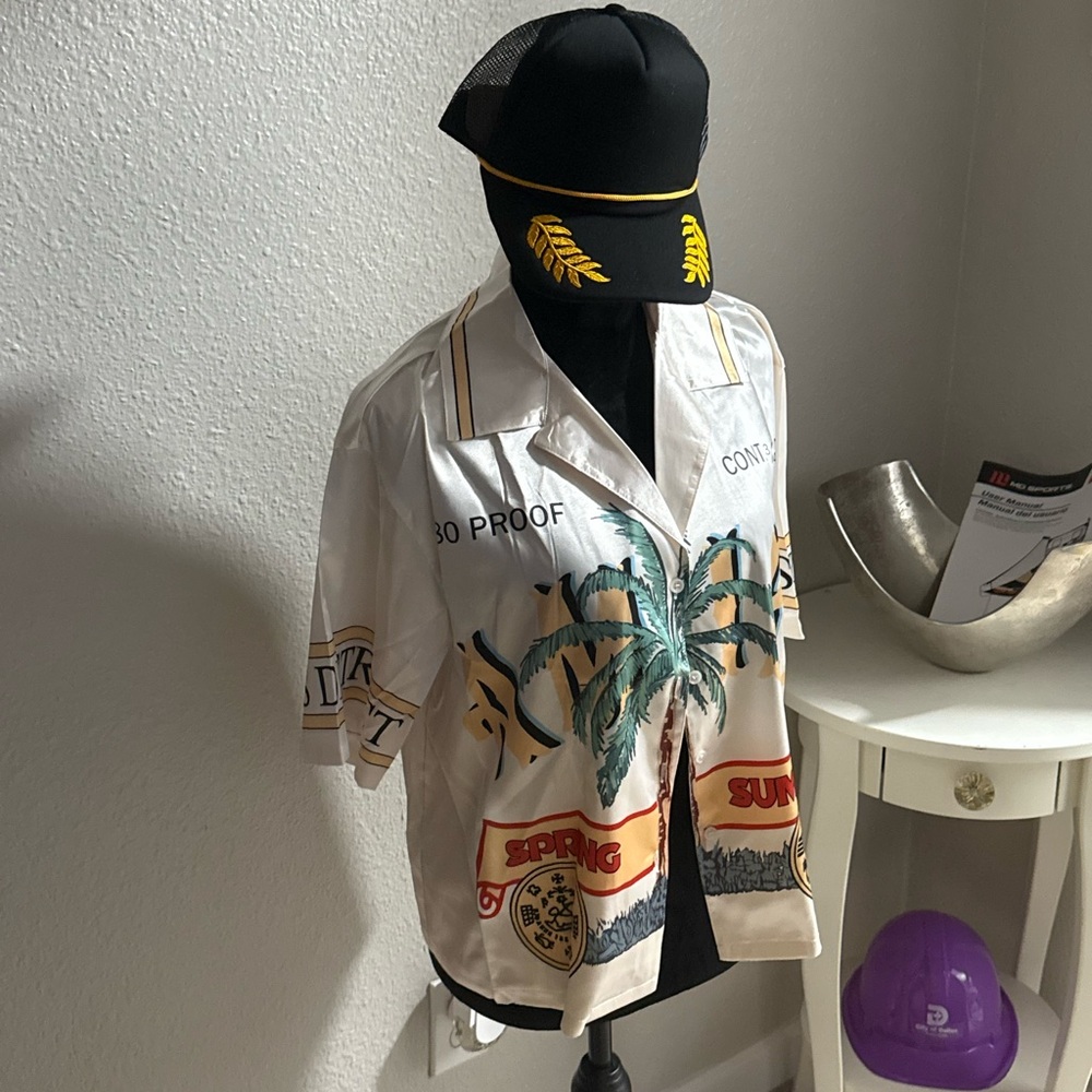 GoPro Men's White Graphic Shirt